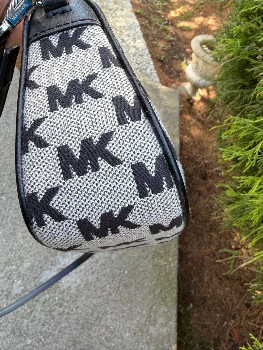 Michael Kors MK Logo Jacquard Crossbody Bag NWOT